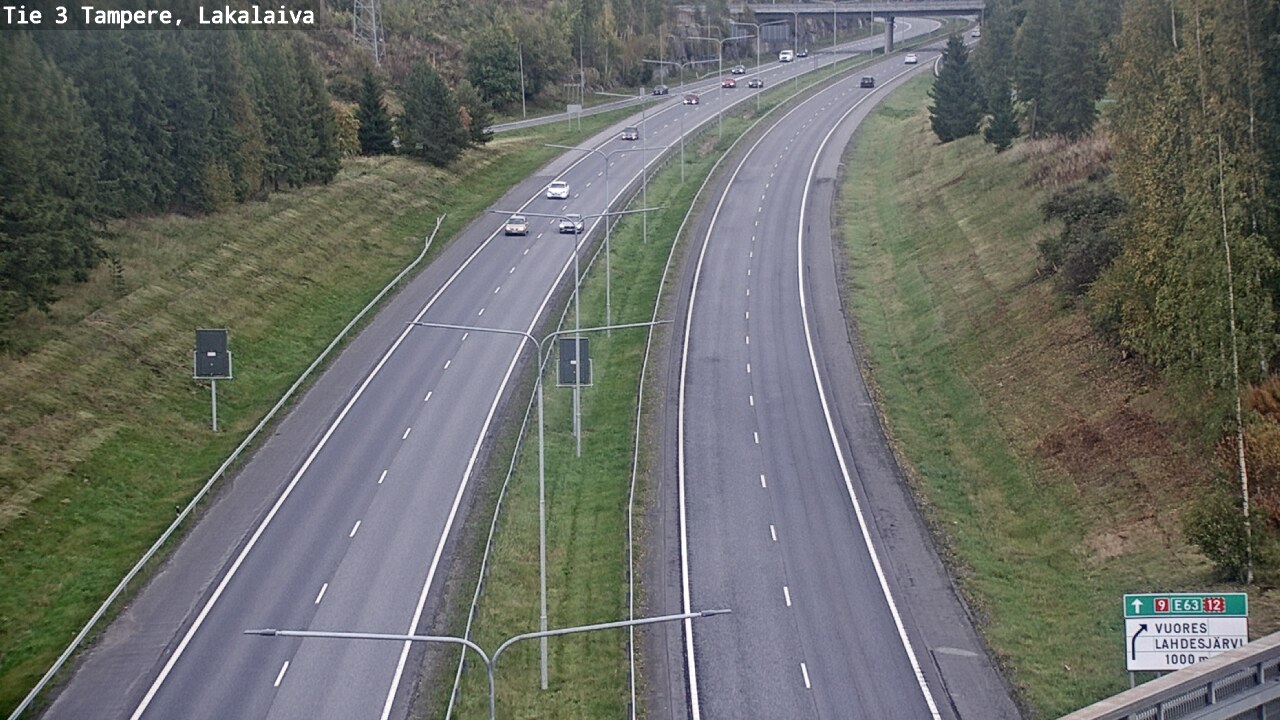 Weather Camera Image Road 3 Tampere, Lakalaiva, Tampere, Pirkanmaa