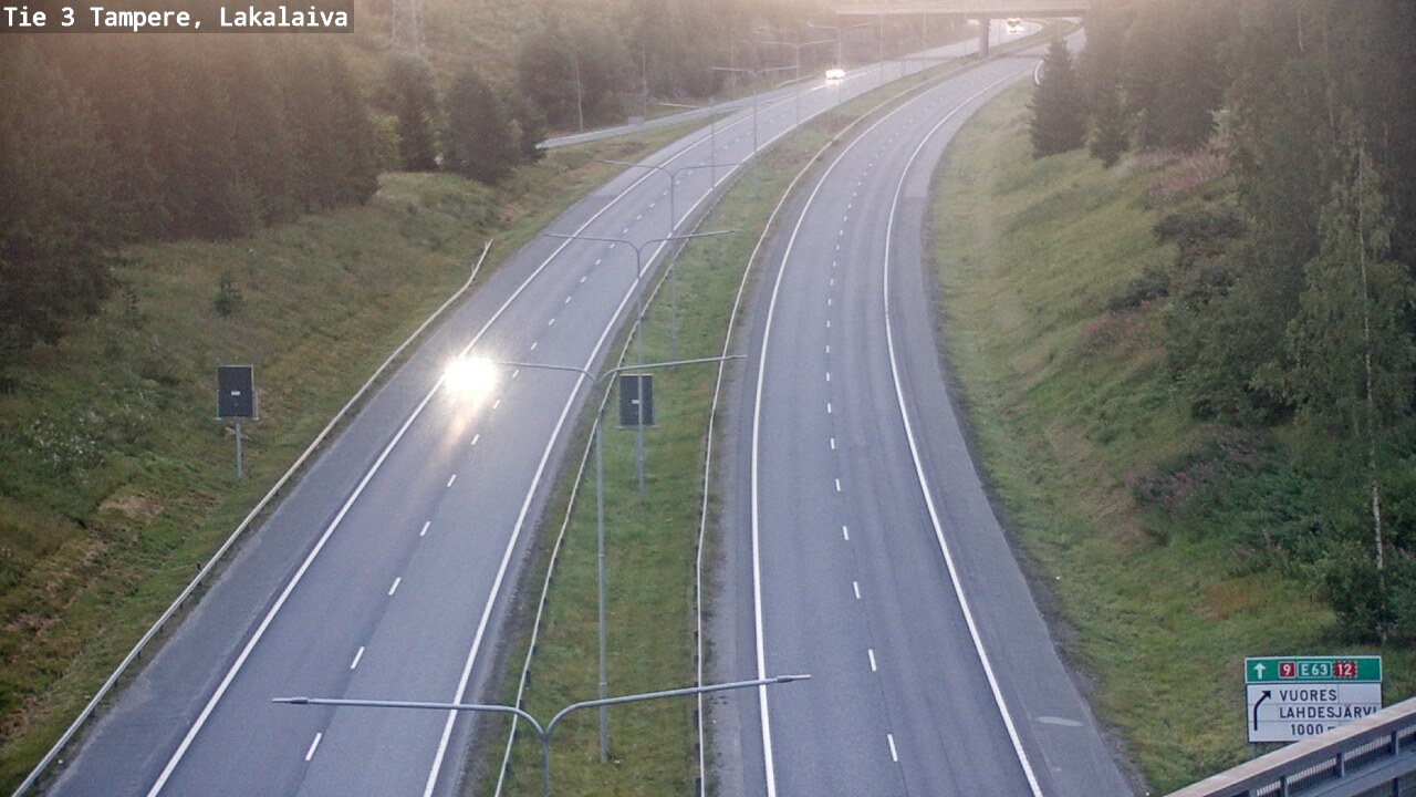 Weather Camera Image Road 3 Tampere, Lakalaiva, Tampere, Pirkanmaa