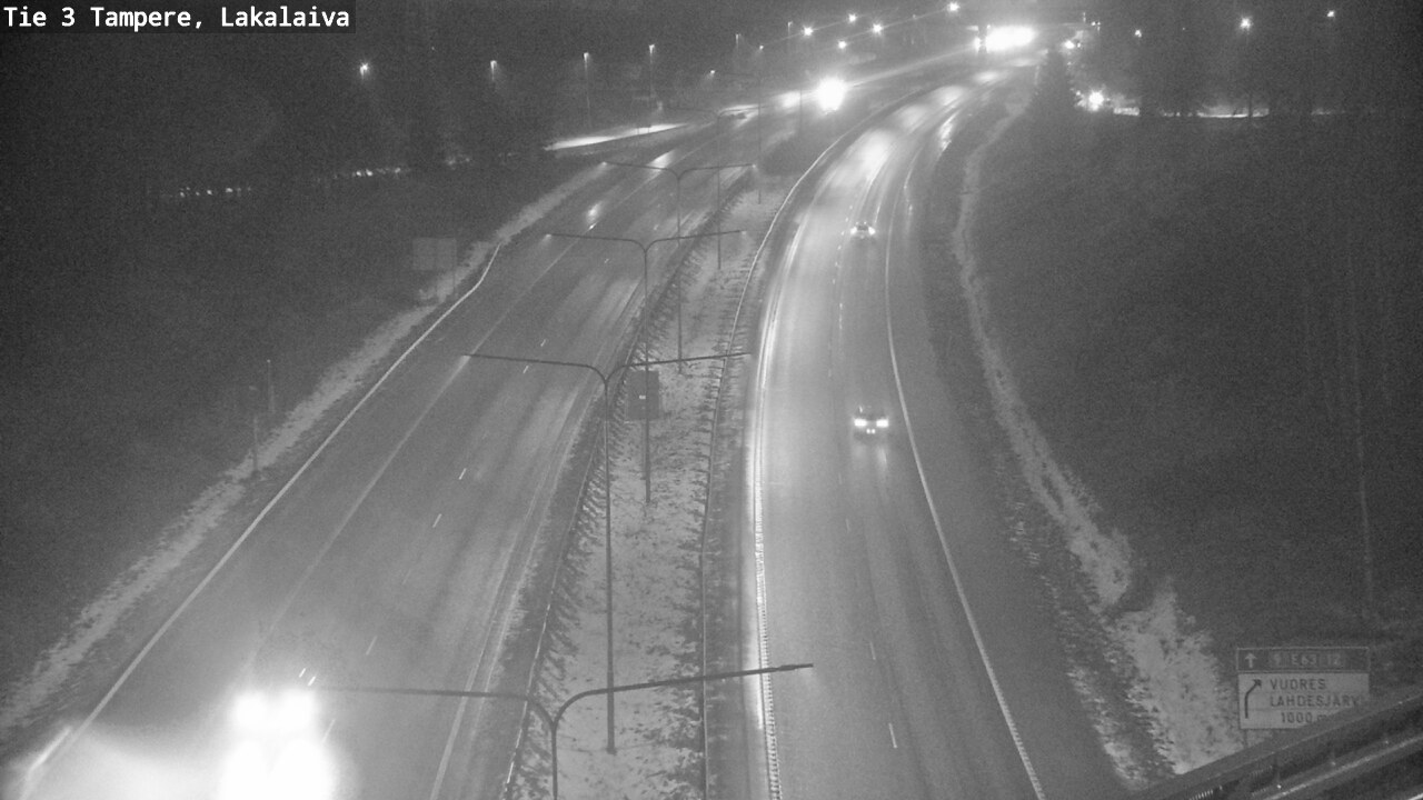 Weather Camera Image Väg 3 Tammerfors, Lakalaiva, Tampere, Pirkanmaa