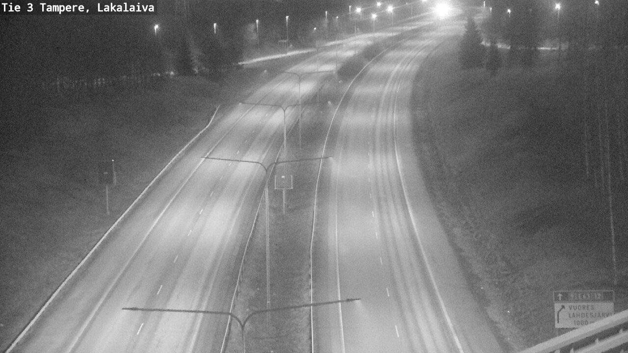 Weather Camera Image Väg 3 Tammerfors, Lakalaiva, Tampere, Pirkanmaa
