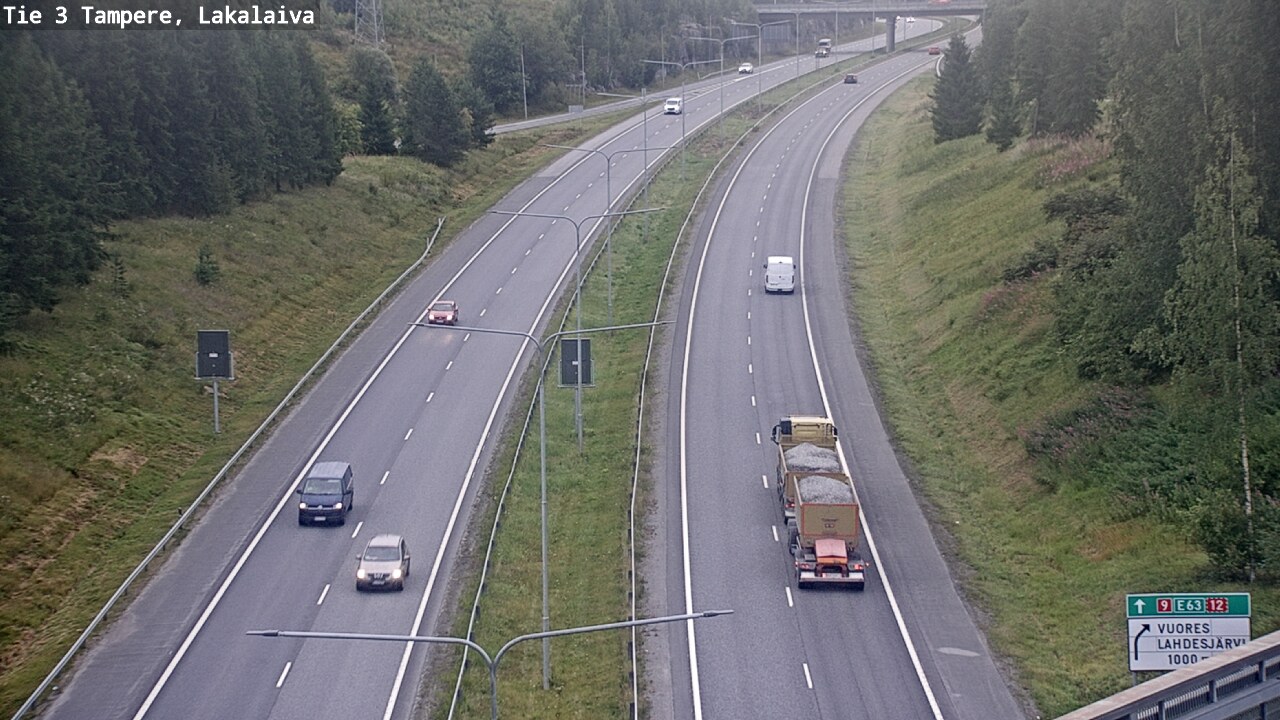 Weather Camera Image Road 3 Tampere, Lakalaiva, Tampere, Pirkanmaa