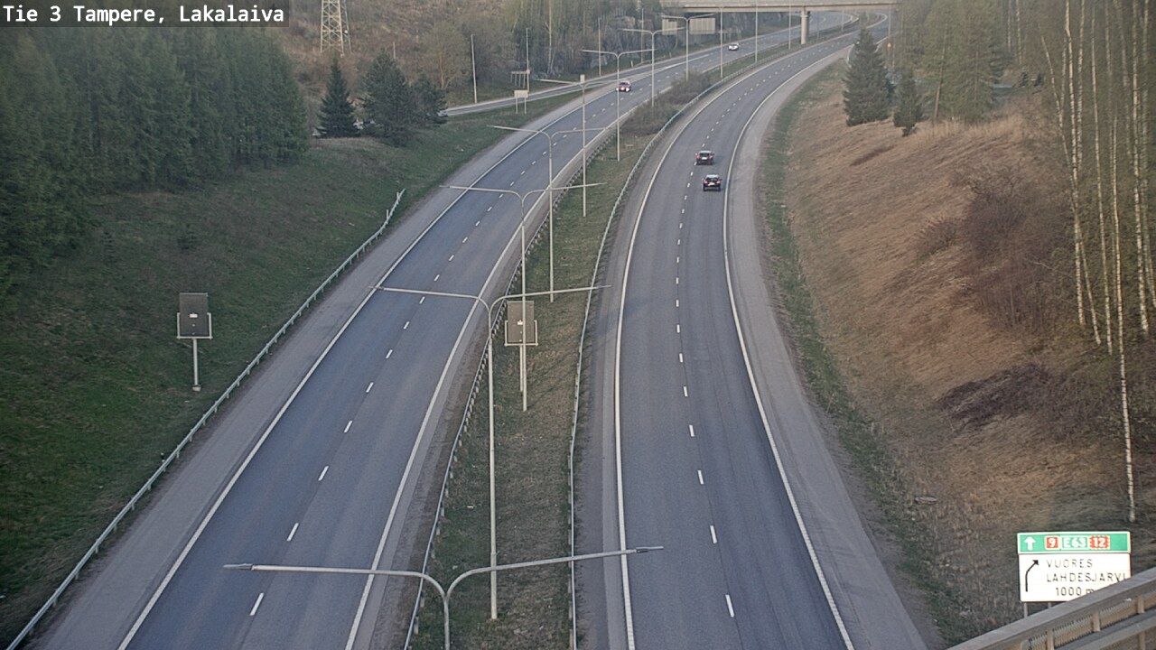 Weather Camera Image Road 3 Tampere, Lakalaiva, Tampere, Pirkanmaa