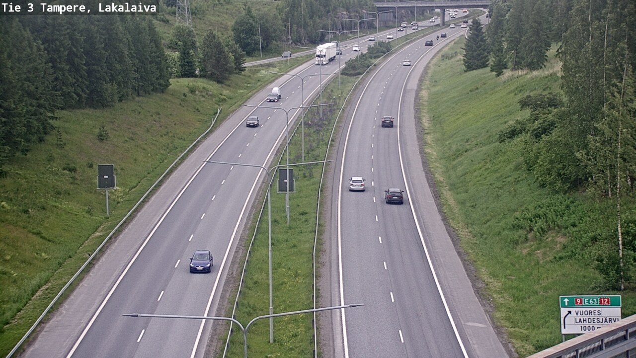 Weather Camera Image Väg 3 Tammerfors, Lakalaiva, Tampere, Pirkanmaa