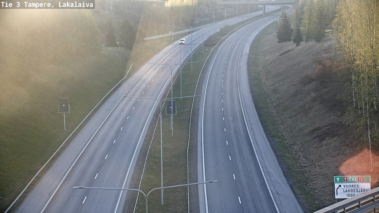Kelikamerat Kuva Tie 3 Tampere, Lakalaiva, Tampere, Pirkanmaa