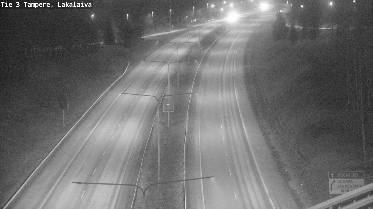 Weather Camera Image Väg 3 Tammerfors, Lakalaiva, Tampere, Pirkanmaa