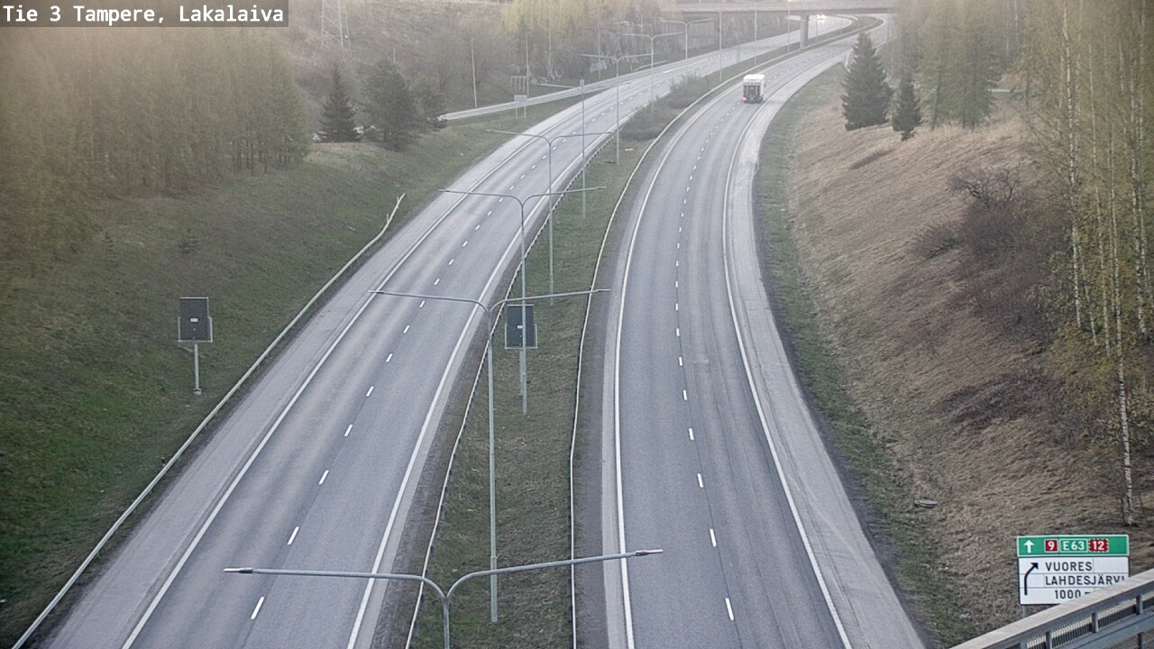 Weather Camera Image Road 3 Tampere, Lakalaiva, Tampere, Pirkanmaa