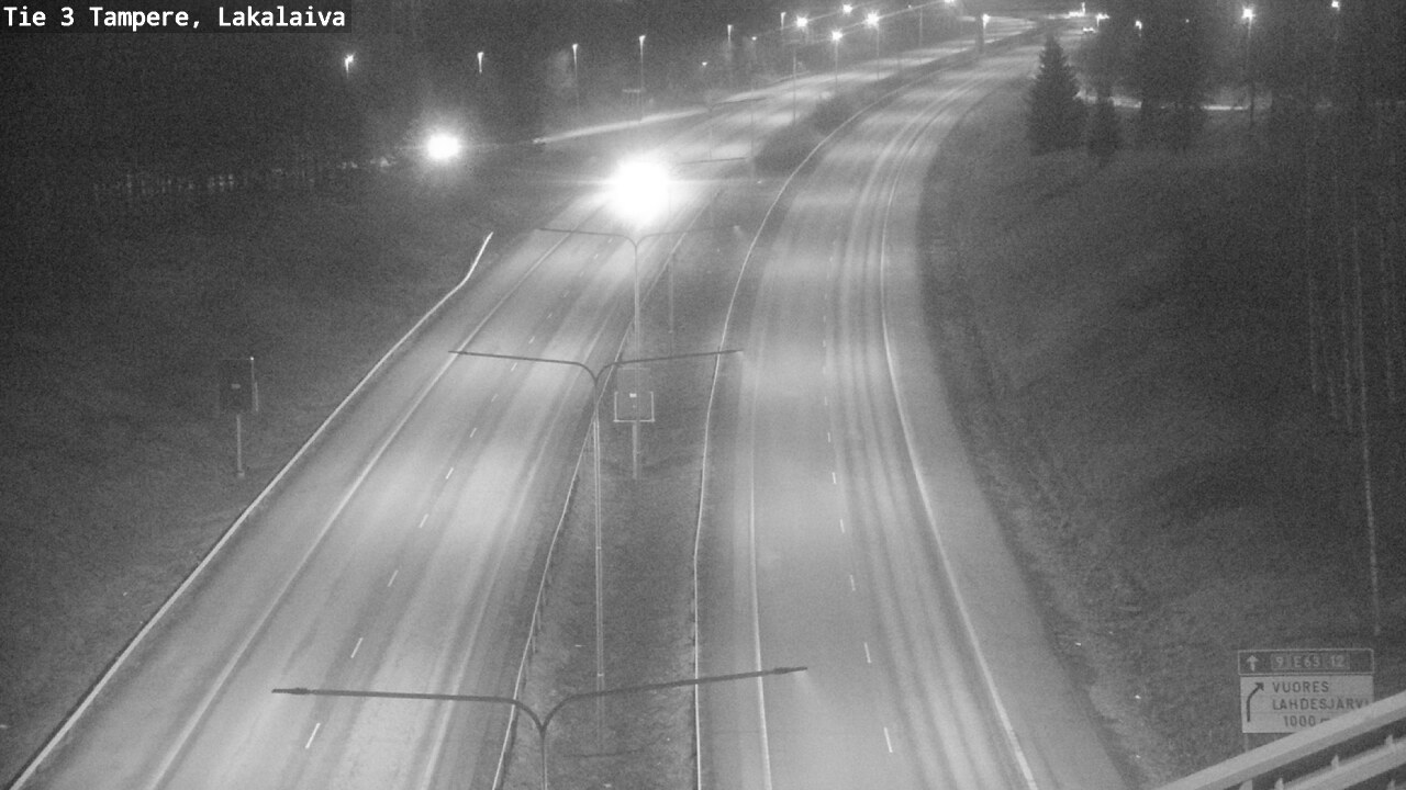 Weather Camera Image Väg 3 Tammerfors, Lakalaiva, Tampere, Pirkanmaa