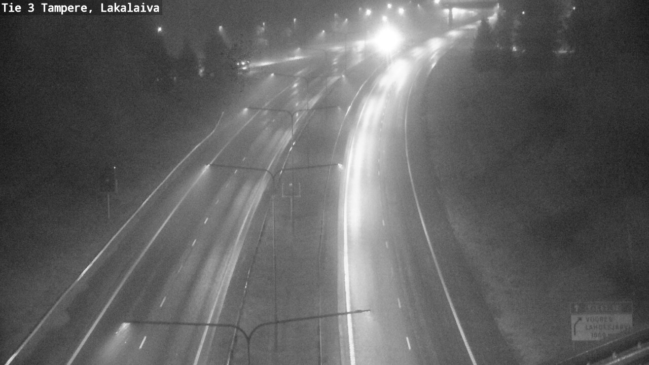 Weather Camera Image Road 3 Tampere, Lakalaiva, Tampere, Pirkanmaa