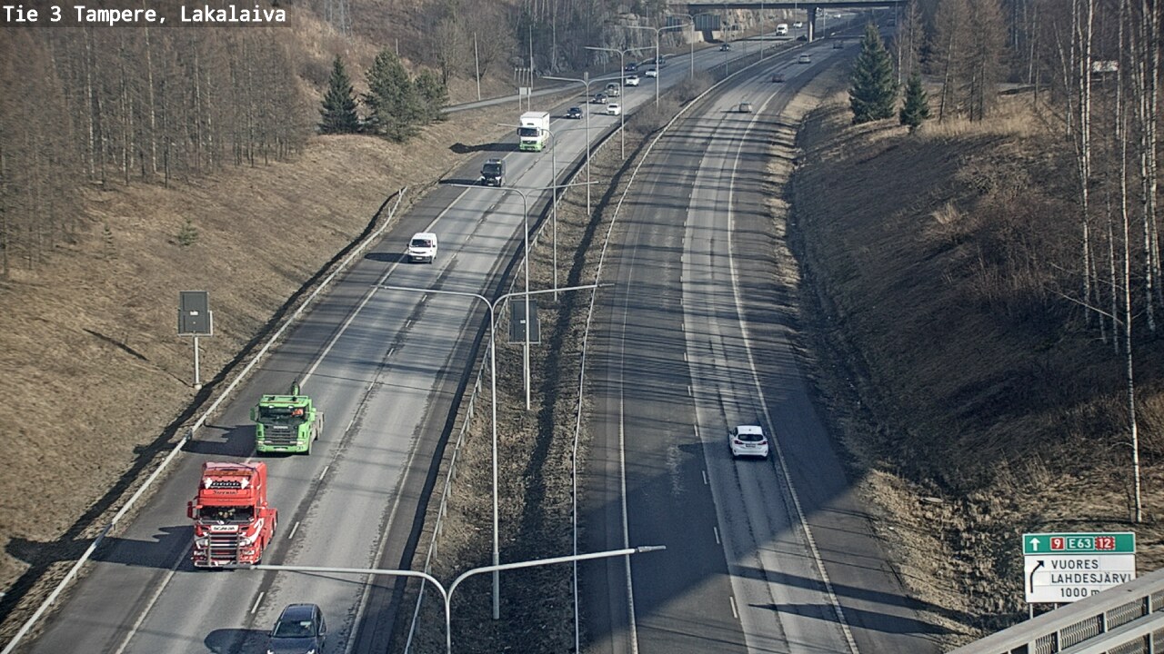 Kelikamerat Kuva Tie 3 Tampere, Lakalaiva, Tampere, Pirkanmaa