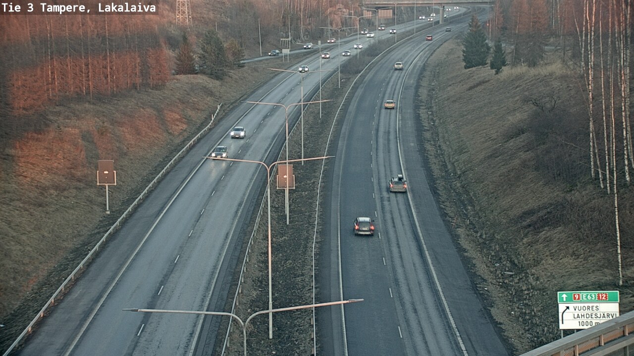 Weather Camera Image Road 3 Tampere, Lakalaiva, Tampere, Pirkanmaa