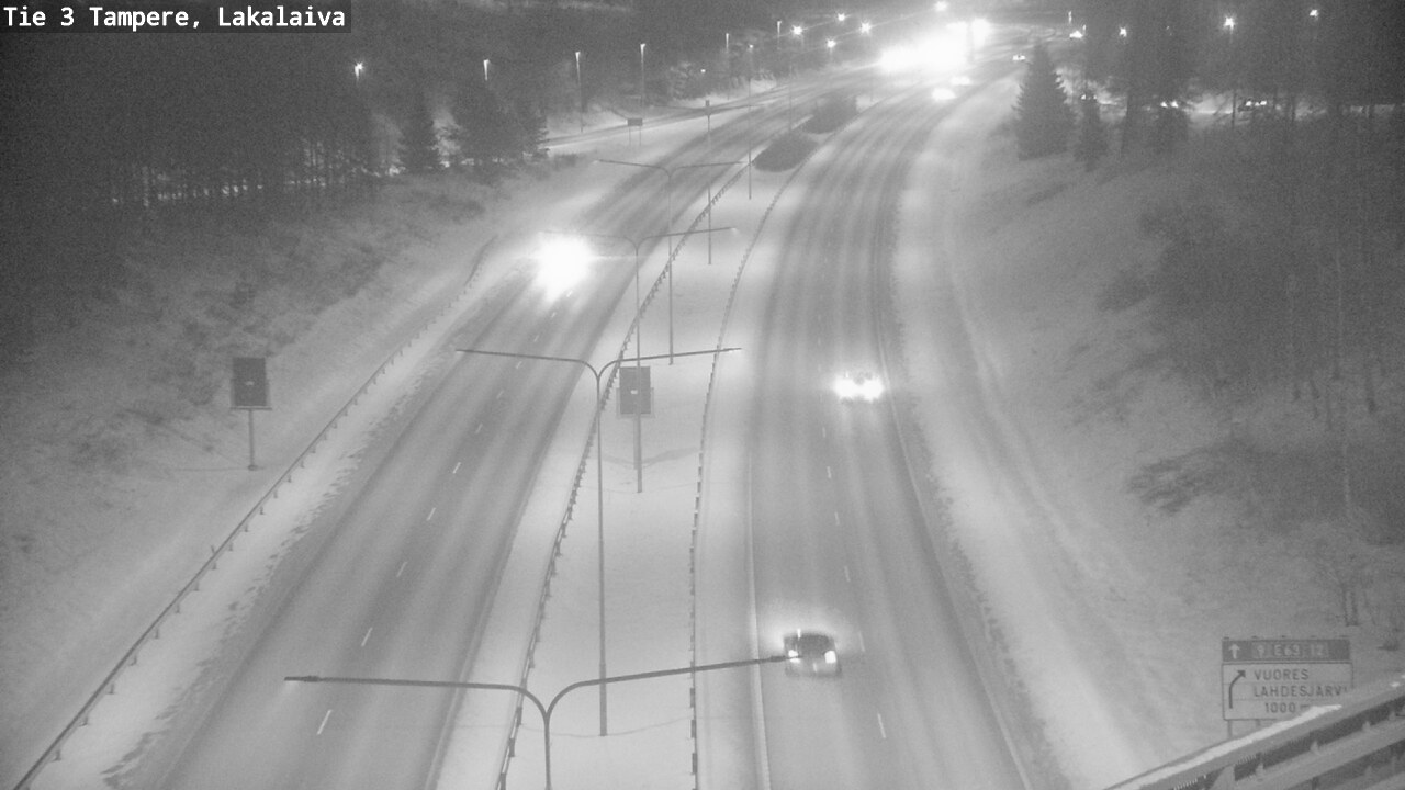 Weather Camera Image Väg 3 Tammerfors, Lakalaiva, Tampere, Pirkanmaa