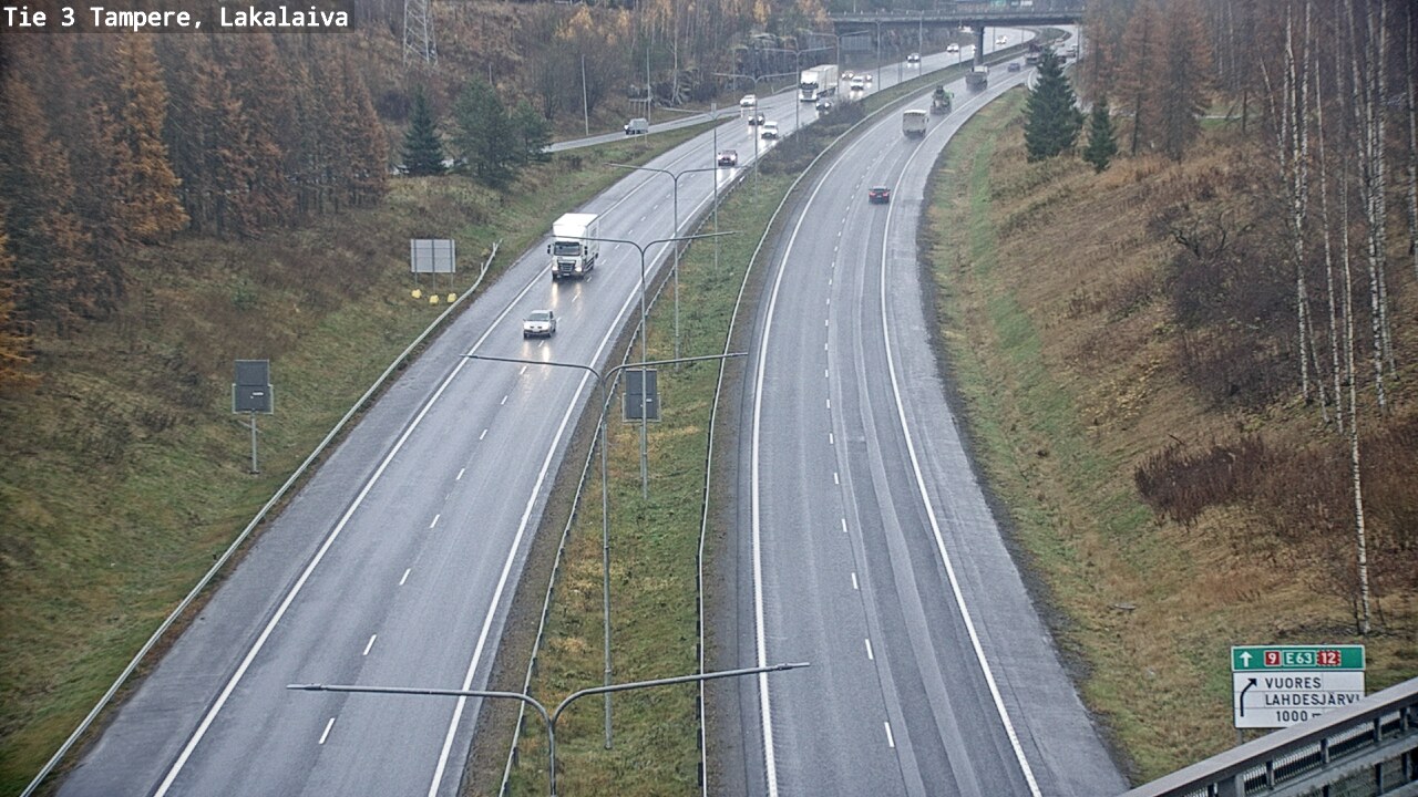 Kelikamerat Kuva Tie 3 Tampere, Lakalaiva, Tampere, Pirkanmaa