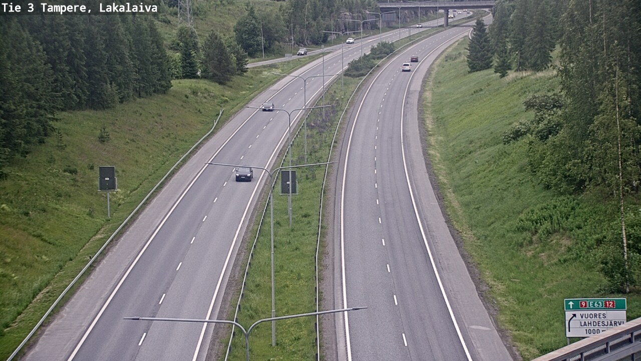 Weather Camera Image Väg 3 Tammerfors, Lakalaiva, Tampere, Pirkanmaa