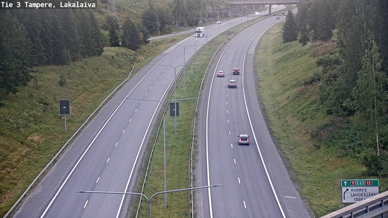 Weather Camera Image Road 3 Tampere, Lakalaiva, Tampere, Pirkanmaa