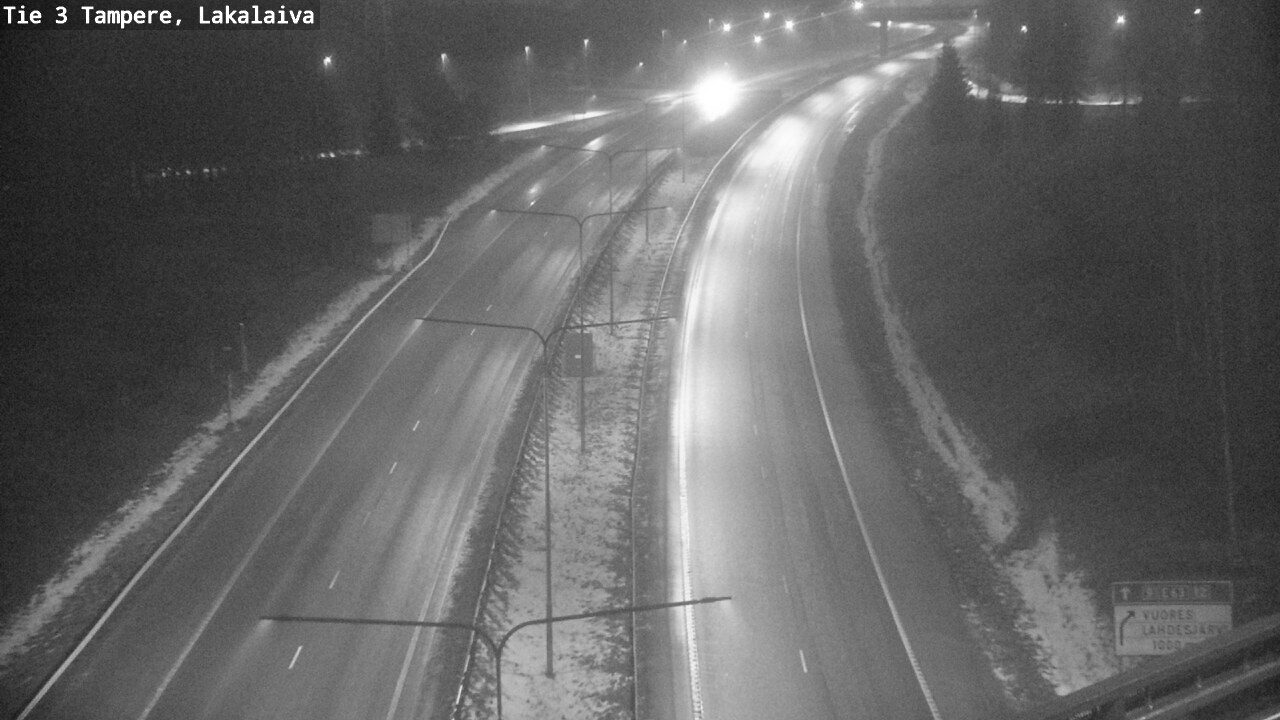 Weather Camera Image Väg 3 Tammerfors, Lakalaiva, Tampere, Pirkanmaa