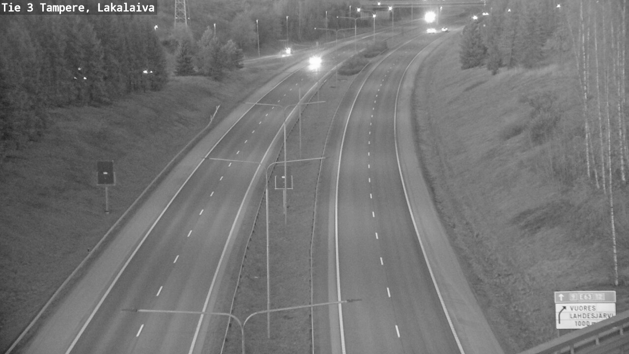Weather Camera Image Road 3 Tampere, Lakalaiva, Tampere, Pirkanmaa