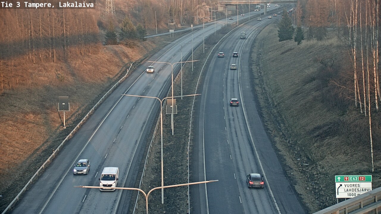 Weather Camera Image Road 3 Tampere, Lakalaiva, Tampere, Pirkanmaa