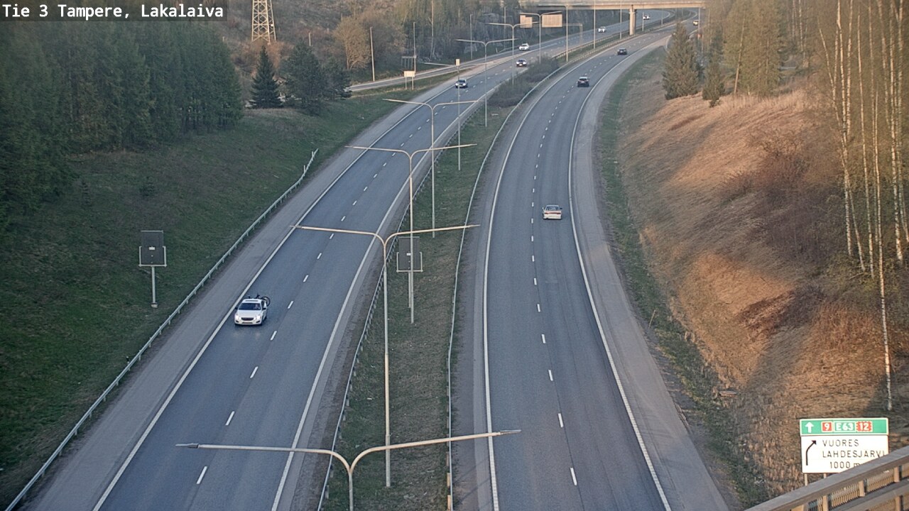 Weather Camera Image Road 3 Tampere, Lakalaiva, Tampere, Pirkanmaa