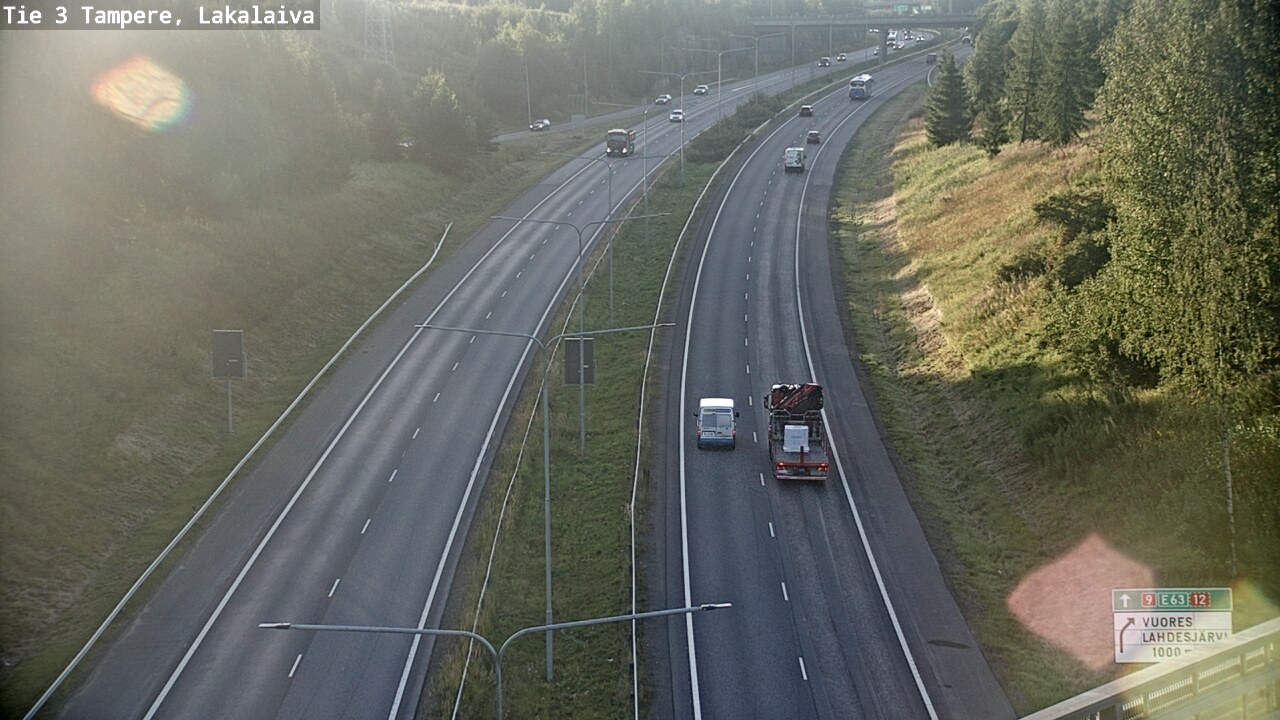 Kelikamerat Kuva Tie 3 Tampere, Lakalaiva, Tampere, Pirkanmaa