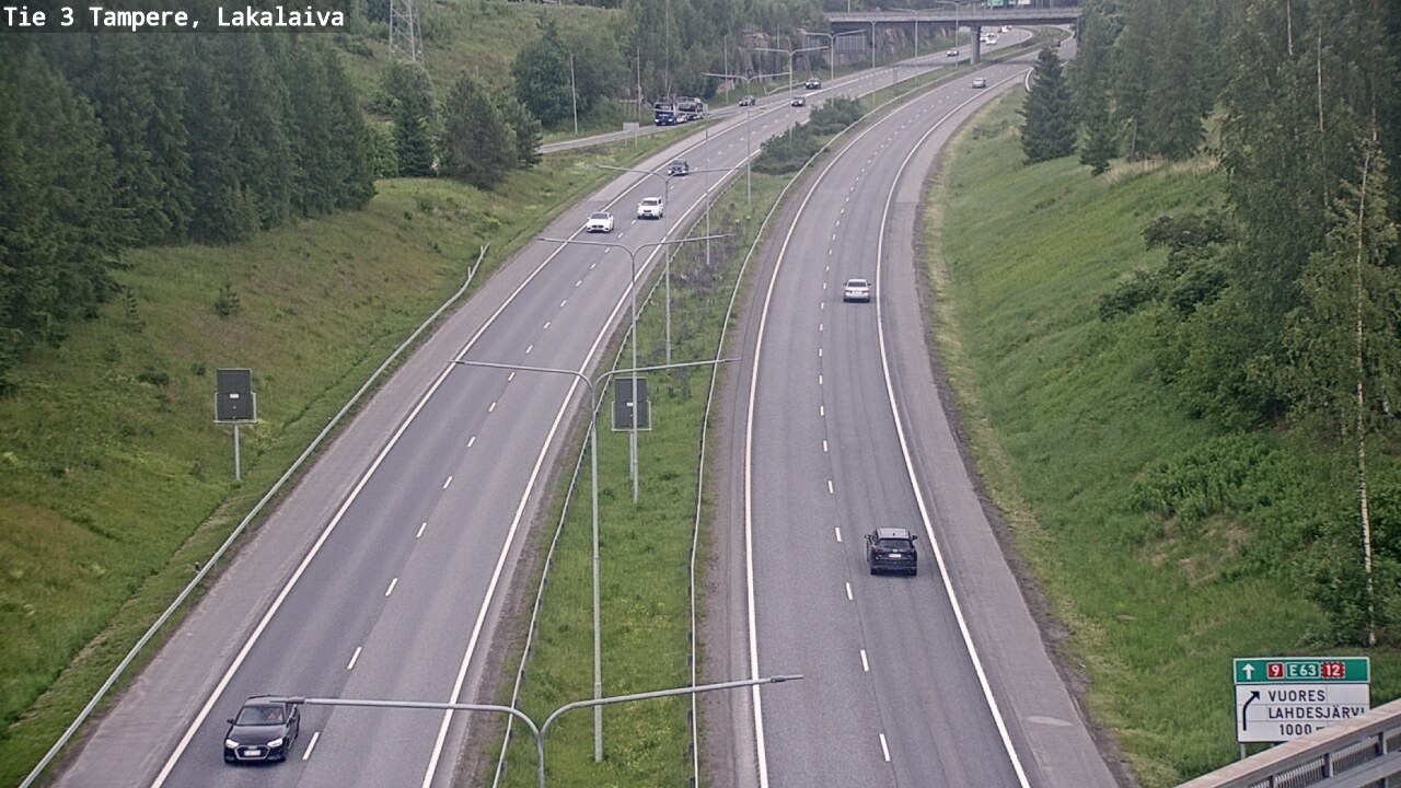 Kelikamerat Kuva Tie 3 Tampere, Lakalaiva, Tampere, Pirkanmaa