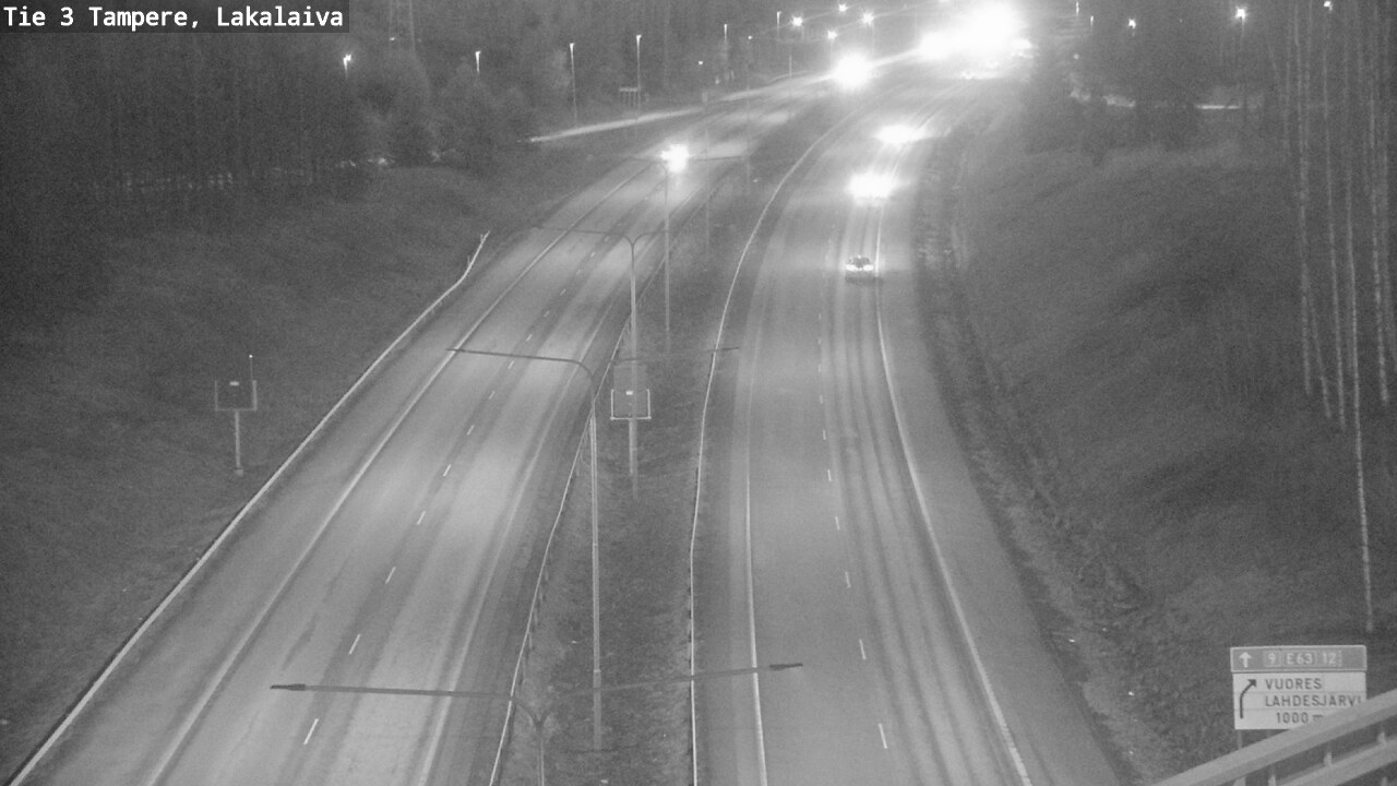 Weather Camera Image Väg 3 Tammerfors, Lakalaiva, Tampere, Pirkanmaa