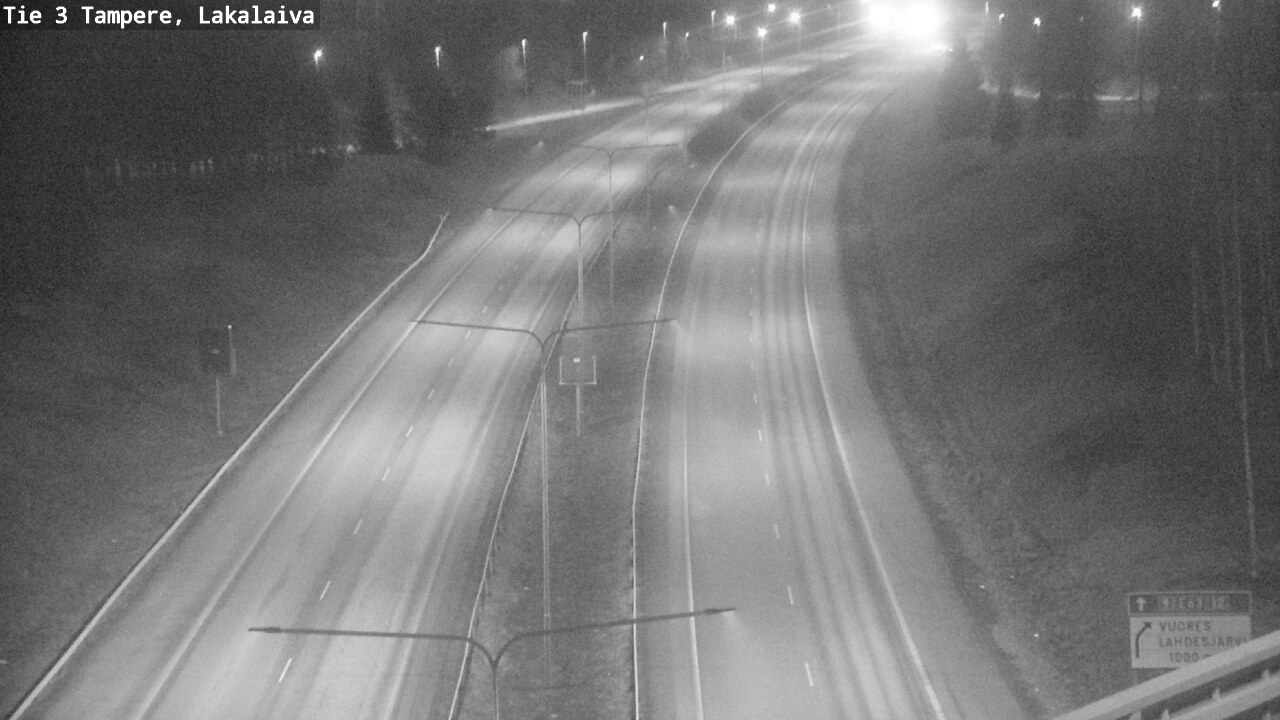 Weather Camera Image Väg 3 Tammerfors, Lakalaiva, Tampere, Pirkanmaa