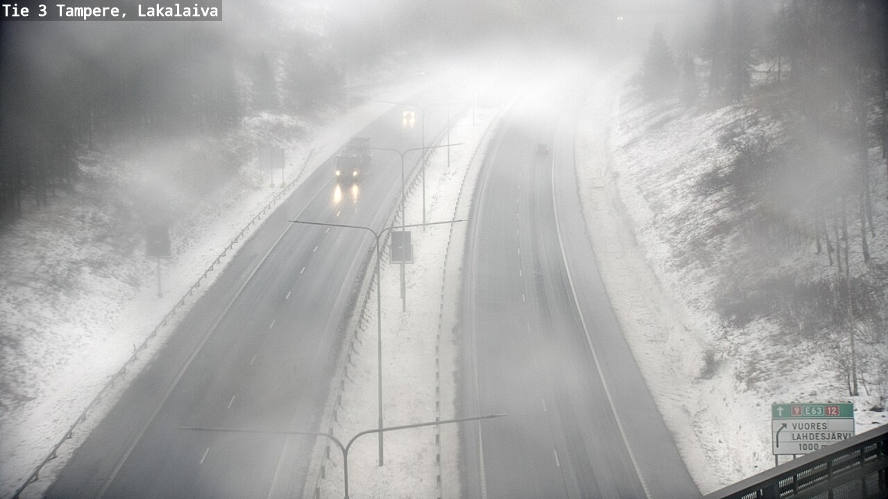 Weather Camera Image Väg 3 Tammerfors, Lakalaiva, Tampere, Pirkanmaa
