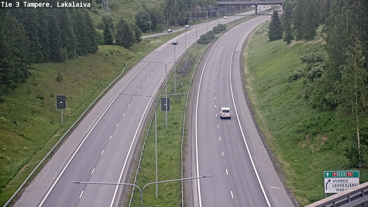 Weather Camera Image Väg 3 Tammerfors, Lakalaiva, Tampere, Pirkanmaa