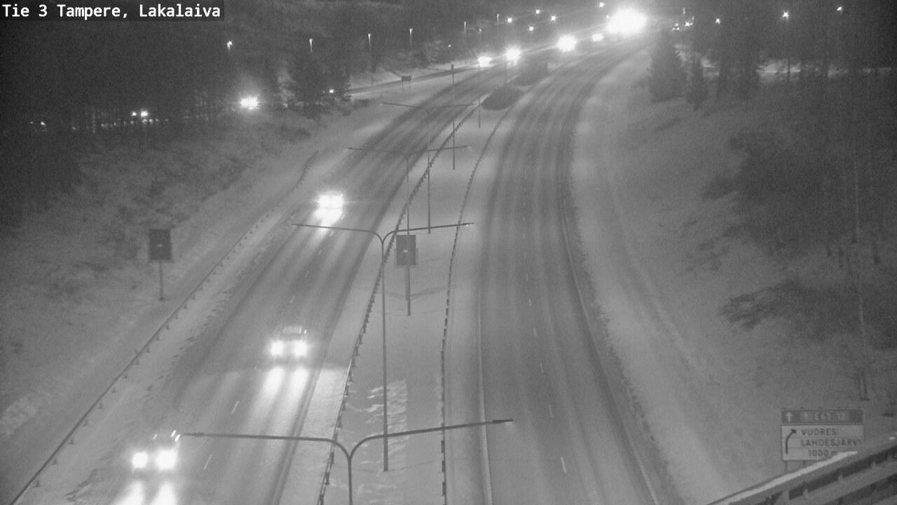 Weather Camera Image Väg 3 Tammerfors, Lakalaiva, Tampere, Pirkanmaa