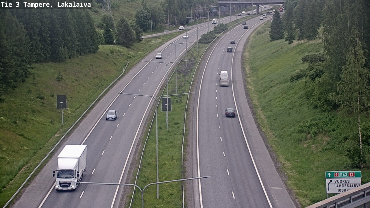 Weather Camera Image Väg 3 Tammerfors, Lakalaiva, Tampere, Pirkanmaa