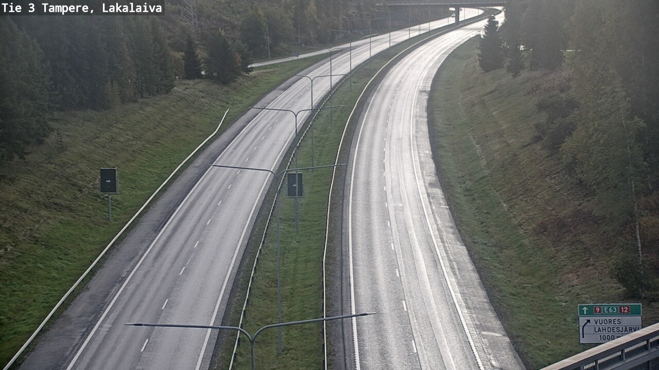 Weather Camera Image Road 3 Tampere, Lakalaiva, Tampere, Pirkanmaa