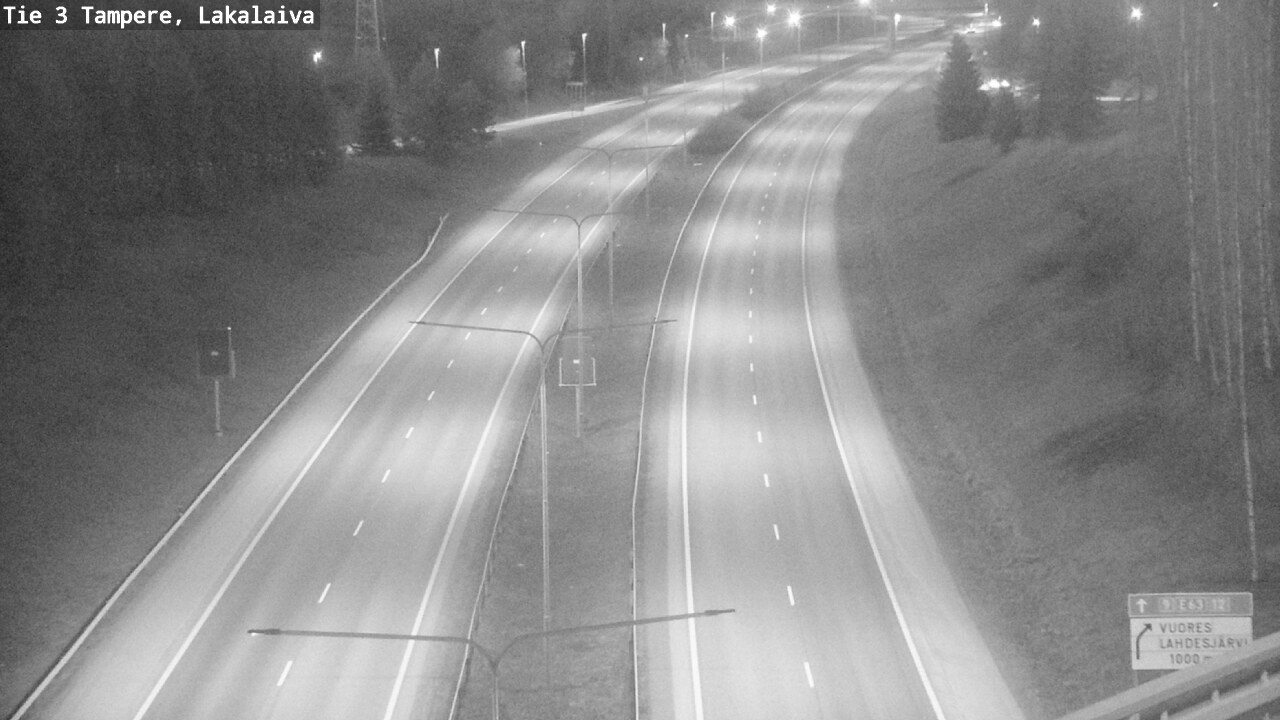 Weather Camera Image Road 3 Tampere, Lakalaiva, Tampere, Pirkanmaa