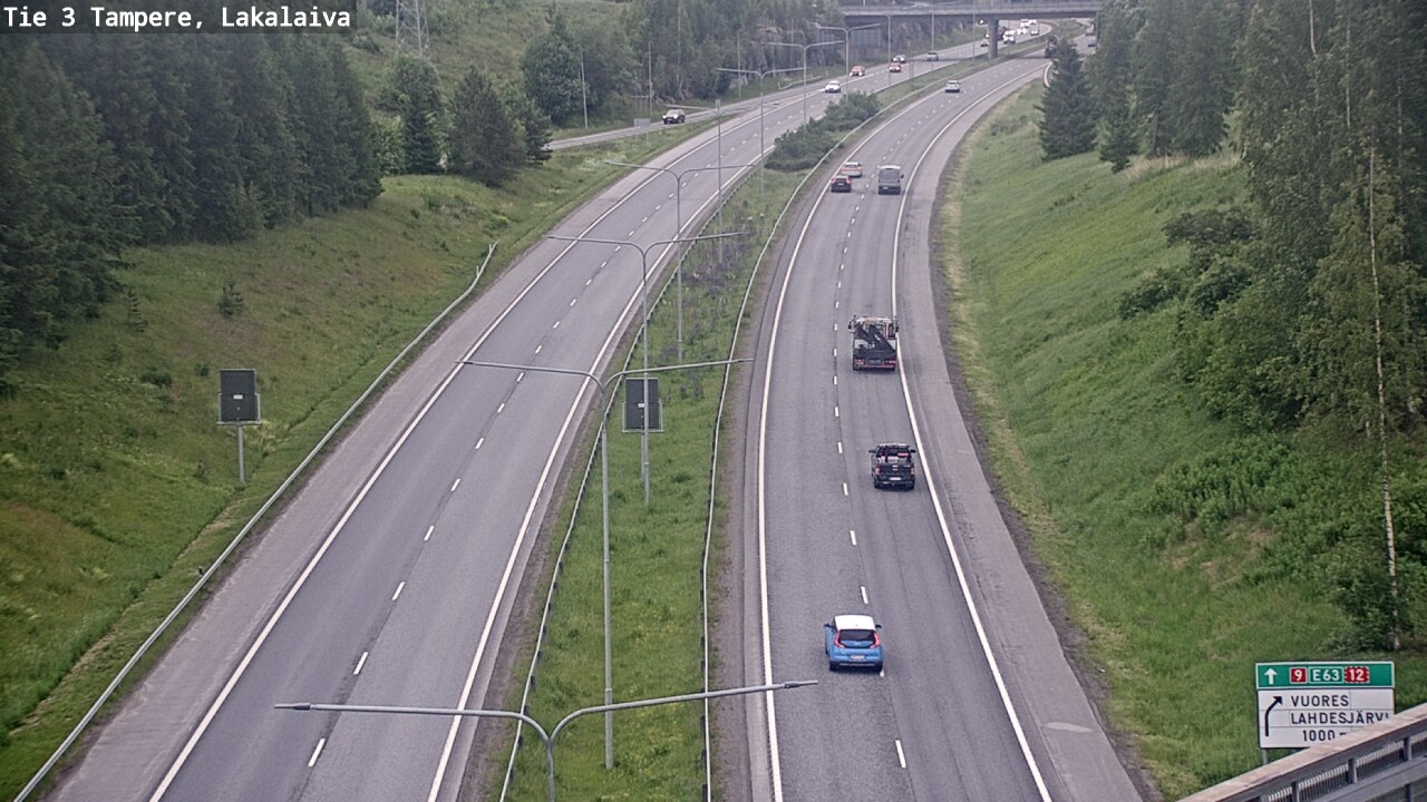 Kelikamerat Kuva Tie 3 Tampere, Lakalaiva, Tampere, Pirkanmaa