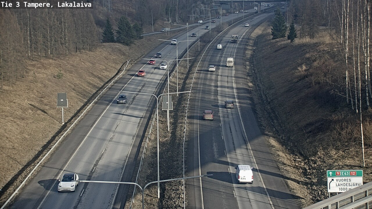 Kelikamerat Kuva Tie 3 Tampere, Lakalaiva, Tampere, Pirkanmaa