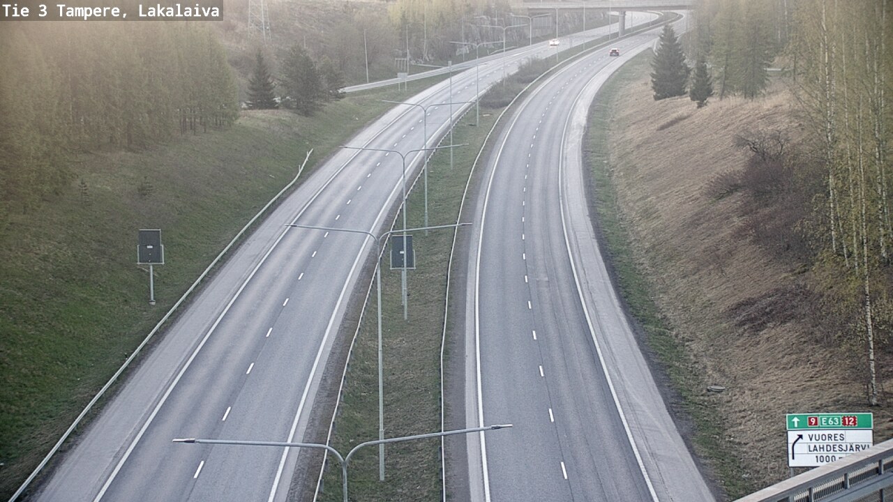 Weather Camera Image Väg 3 Tammerfors, Lakalaiva, Tampere, Pirkanmaa