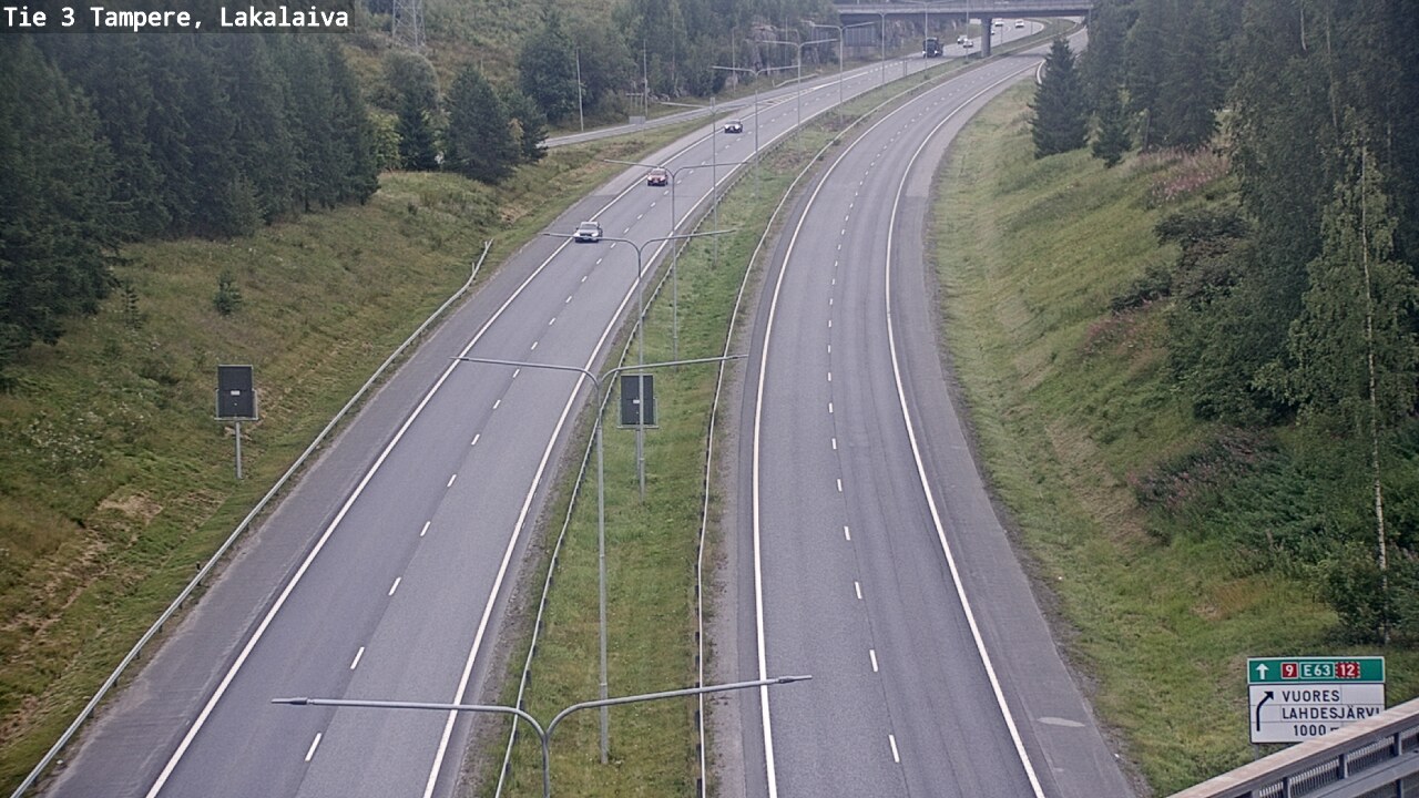 Weather Camera Image Road 3 Tampere, Lakalaiva, Tampere, Pirkanmaa