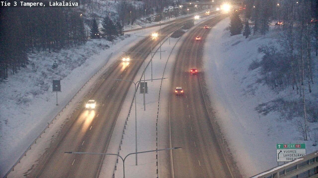 Weather Camera Image Väg 3 Tammerfors, Lakalaiva, Tampere, Pirkanmaa