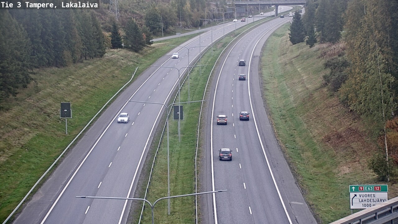 Weather Camera Image Road 3 Tampere, Lakalaiva, Tampere, Pirkanmaa
