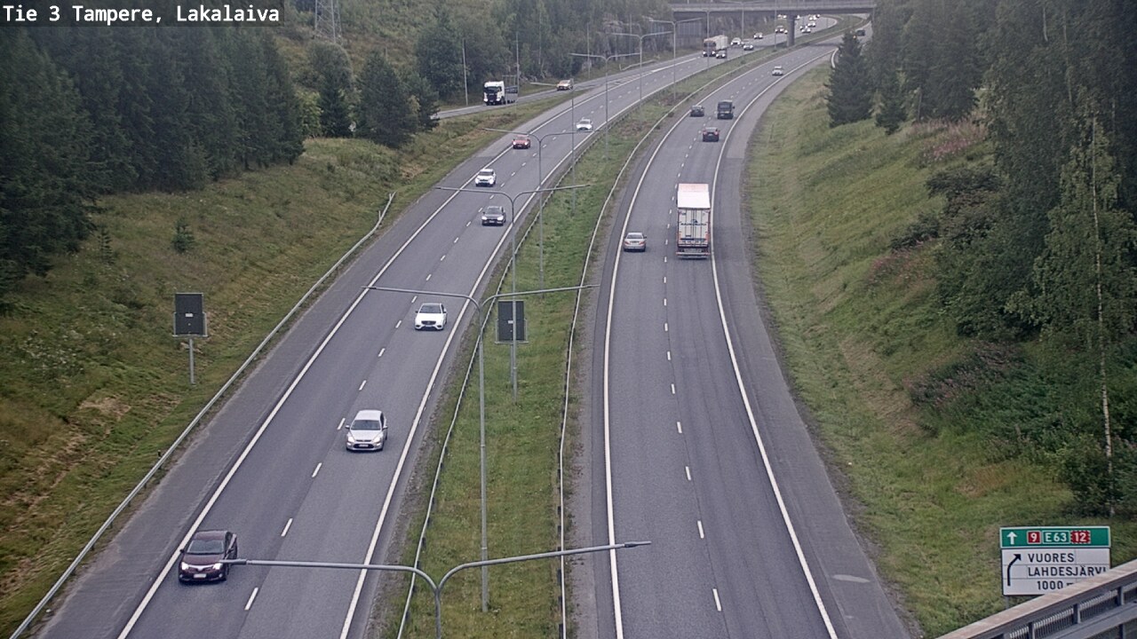 Weather Camera Image Road 3 Tampere, Lakalaiva, Tampere, Pirkanmaa