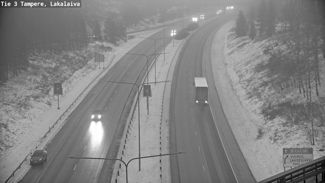 Weather Camera Image Väg 3 Tammerfors, Lakalaiva, Tampere, Pirkanmaa