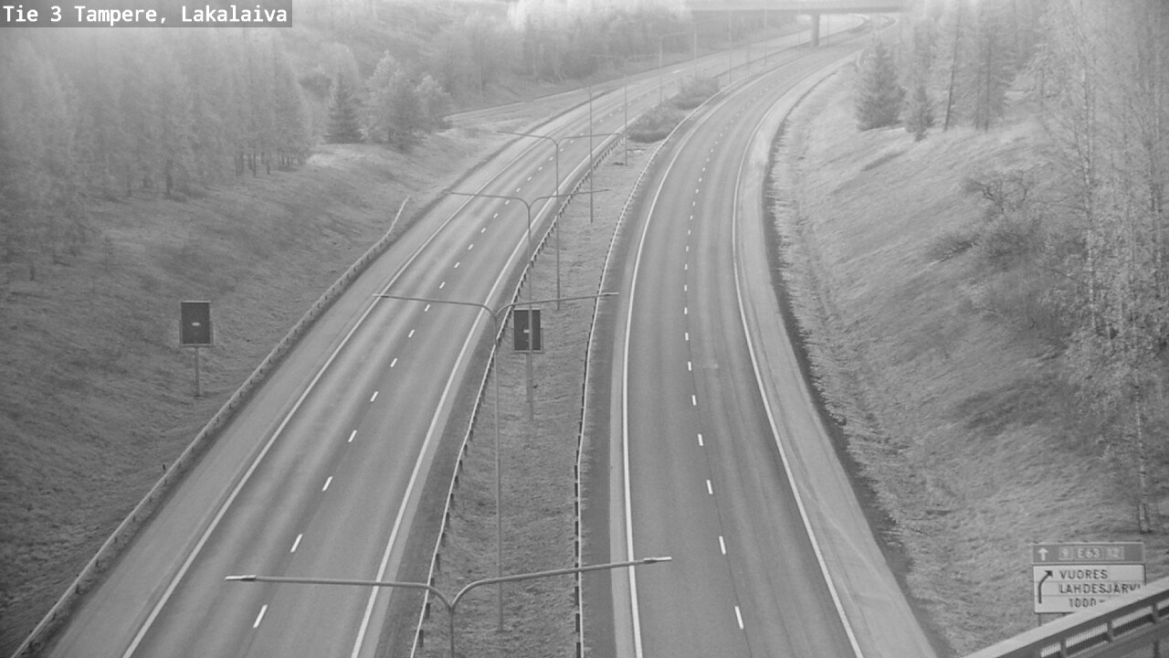 Weather Camera Image Väg 3 Tammerfors, Lakalaiva, Tampere, Pirkanmaa