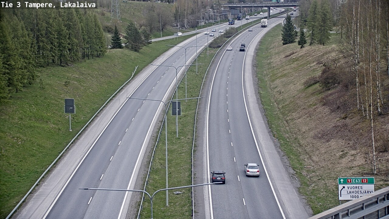 Weather Camera Image Road 3 Tampere, Lakalaiva, Tampere, Pirkanmaa