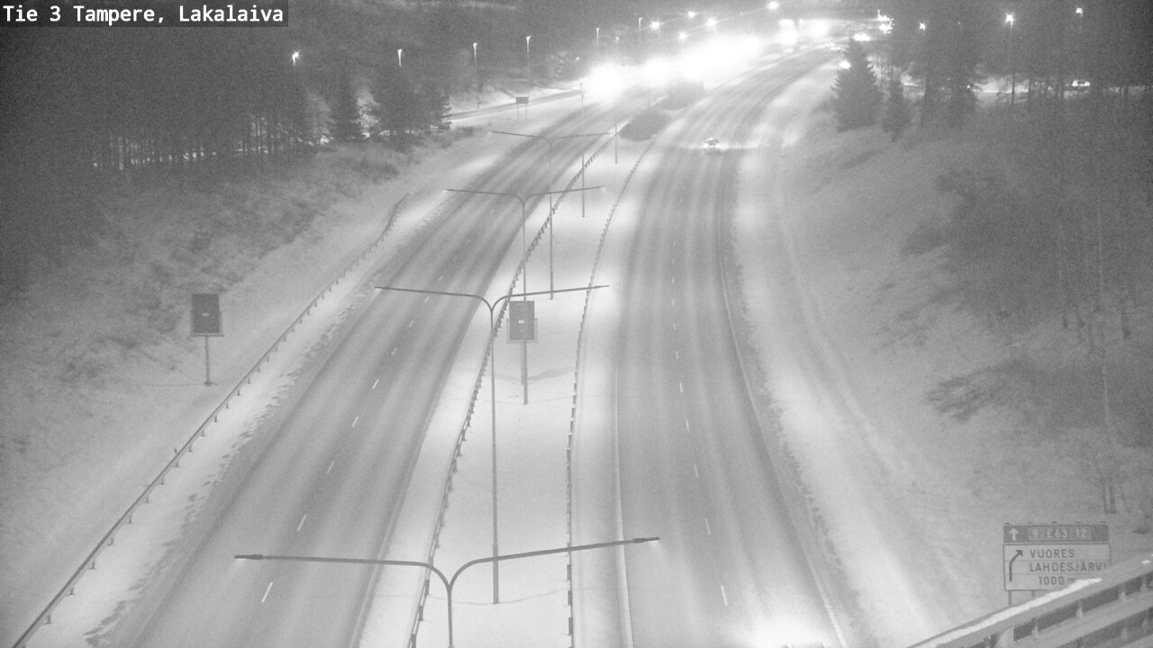 Weather Camera Image Väg 3 Tammerfors, Lakalaiva, Tampere, Pirkanmaa