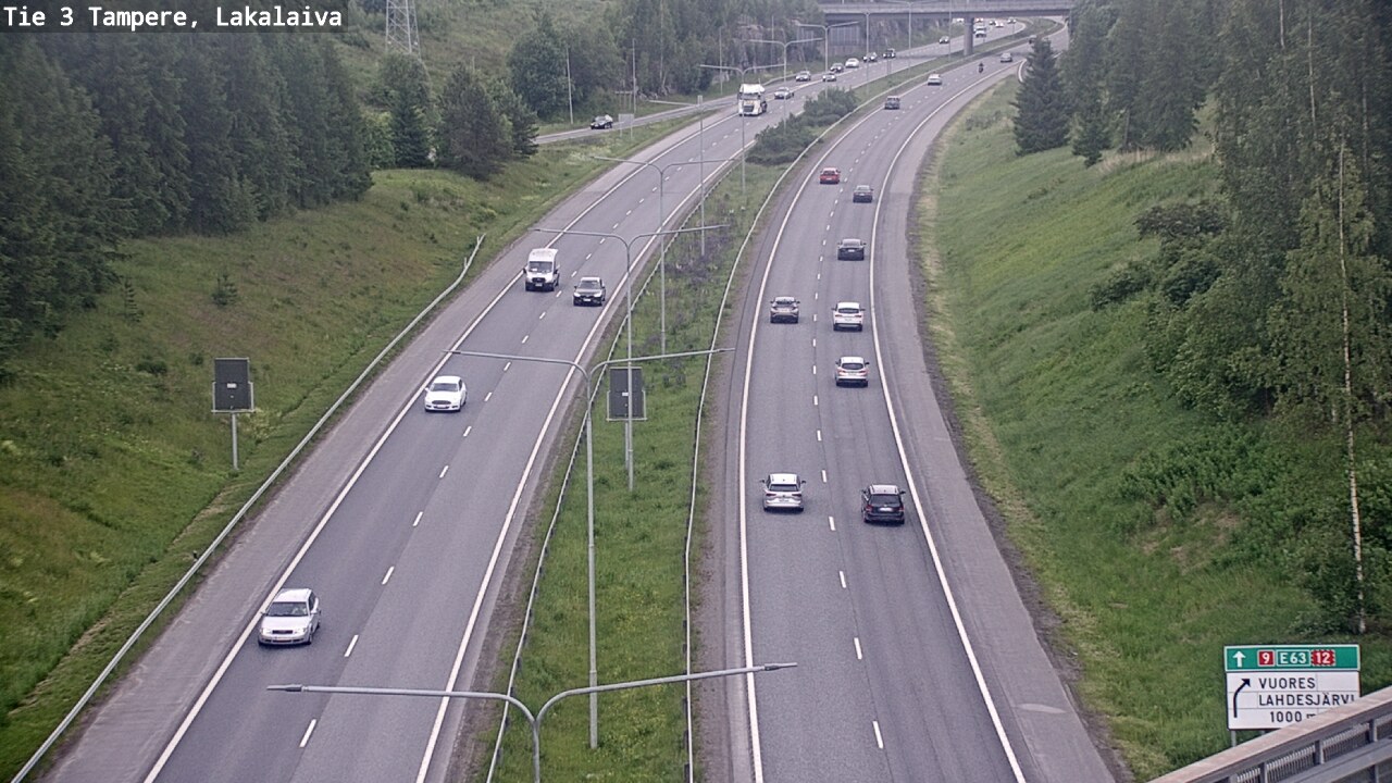 Weather Camera Image Väg 3 Tammerfors, Lakalaiva, Tampere, Pirkanmaa