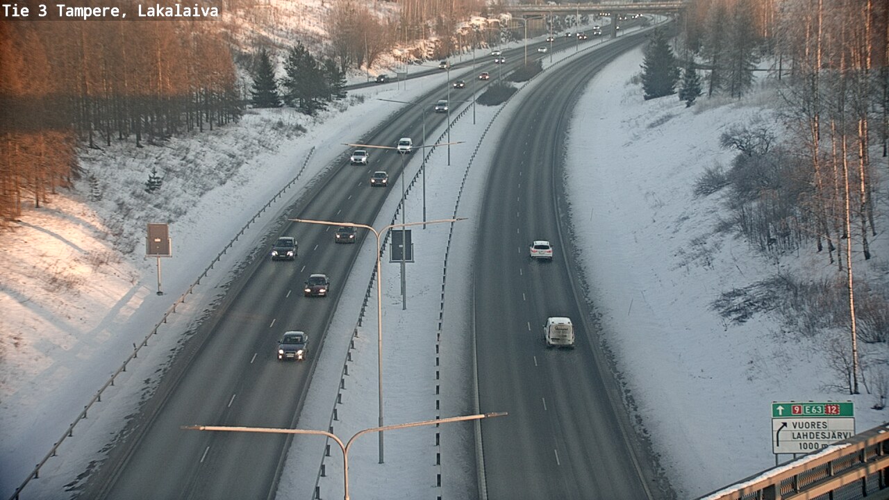 Weather Camera Image Väg 3 Tammerfors, Lakalaiva, Tampere, Pirkanmaa