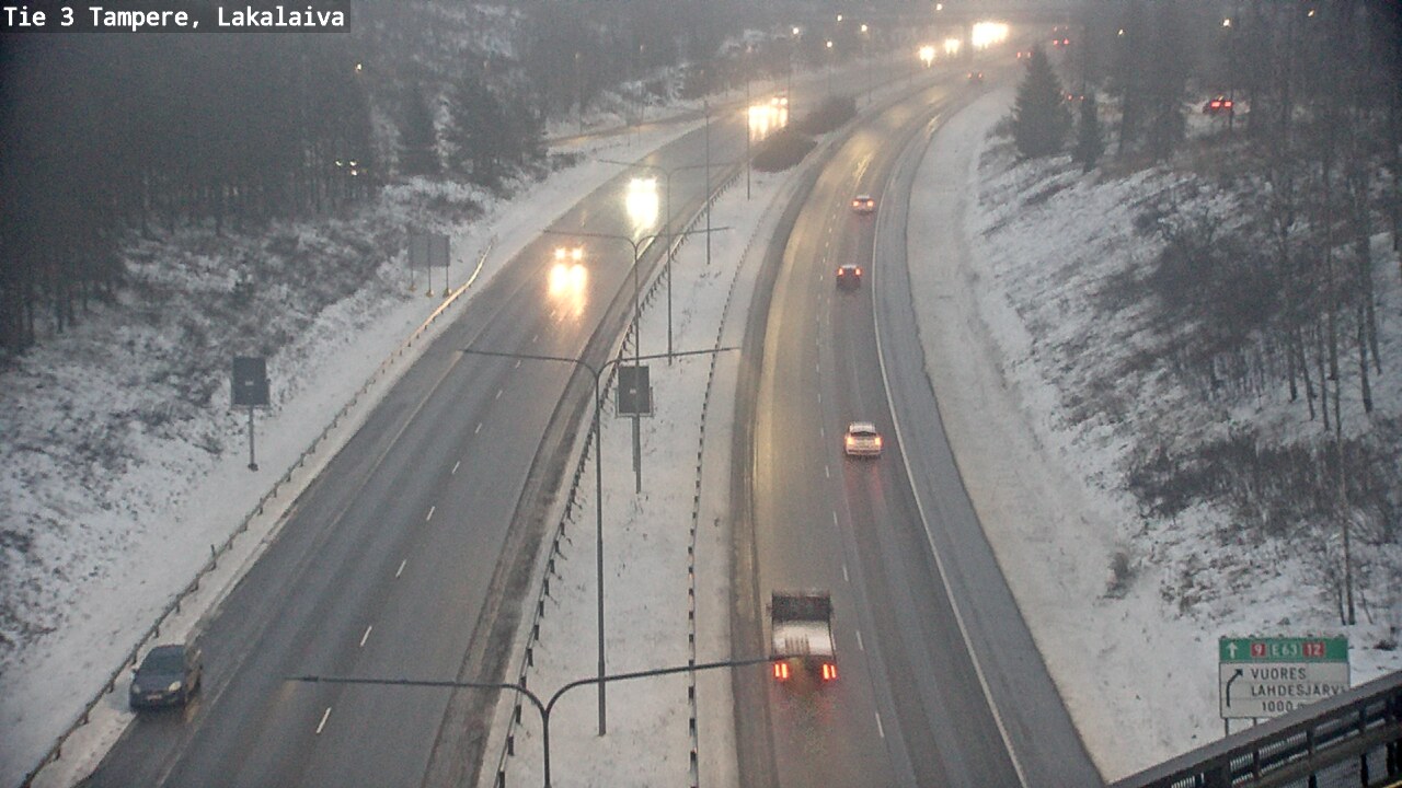 Weather Camera Image Väg 3 Tammerfors, Lakalaiva, Tampere, Pirkanmaa
