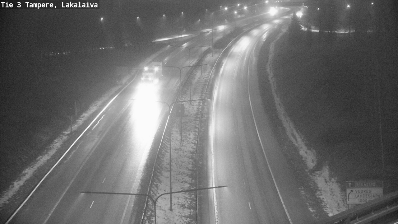 Weather Camera Image Väg 3 Tammerfors, Lakalaiva, Tampere, Pirkanmaa