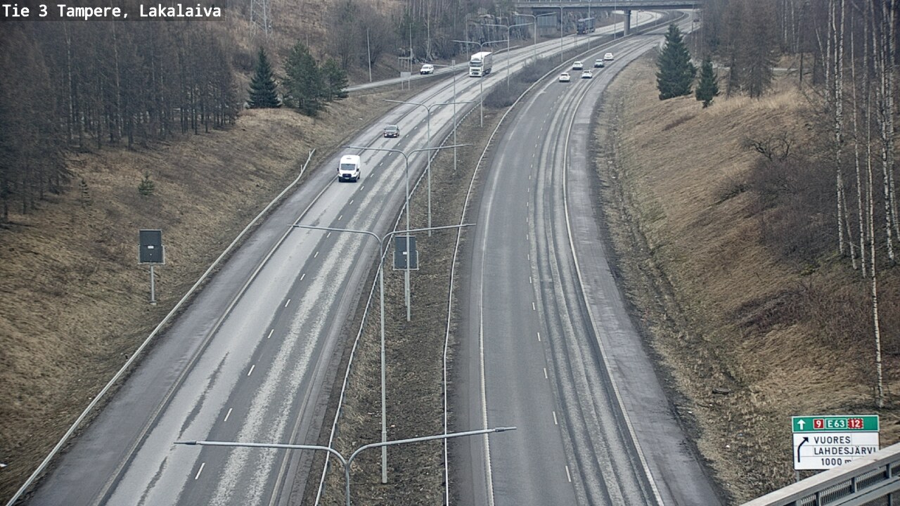 Kelikamerat Kuva Tie 3 Tampere, Lakalaiva, Tampere, Pirkanmaa