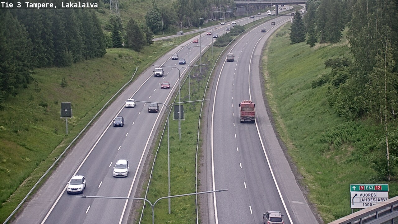Weather Camera Image Väg 3 Tammerfors, Lakalaiva, Tampere, Pirkanmaa