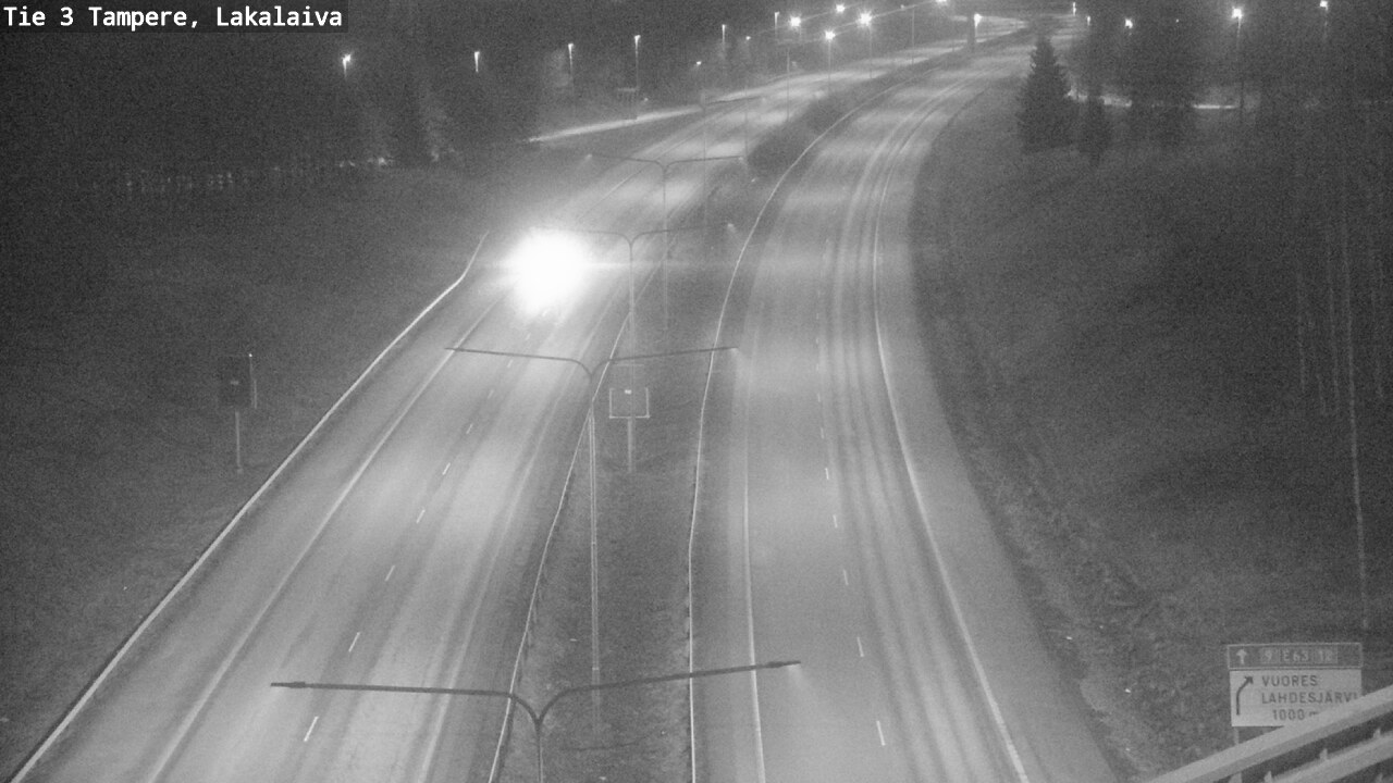 Weather Camera Image Väg 3 Tammerfors, Lakalaiva, Tampere, Pirkanmaa